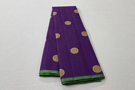 Violet Kanjivaram Silk Saree SS6143