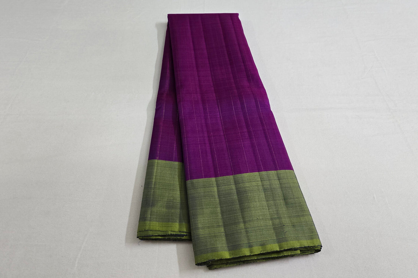 Magenta Kanchipuram silk saree