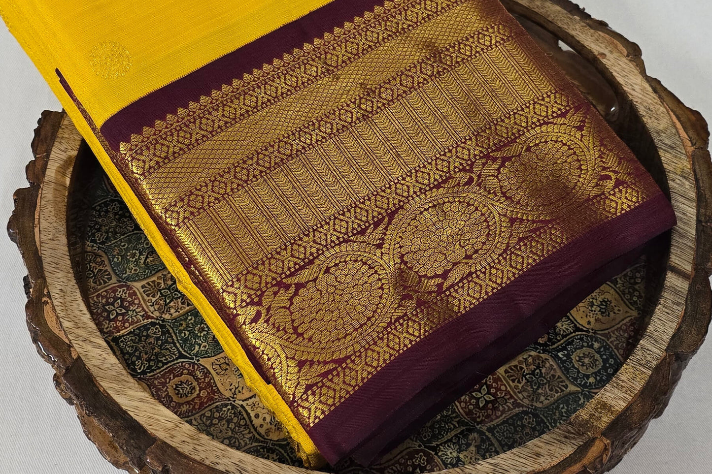 Vintage kanchipuram silk saree