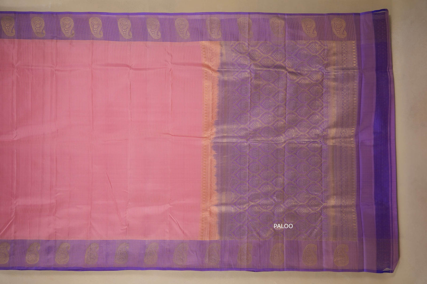 vintage kanjivaram silk saree paloo
