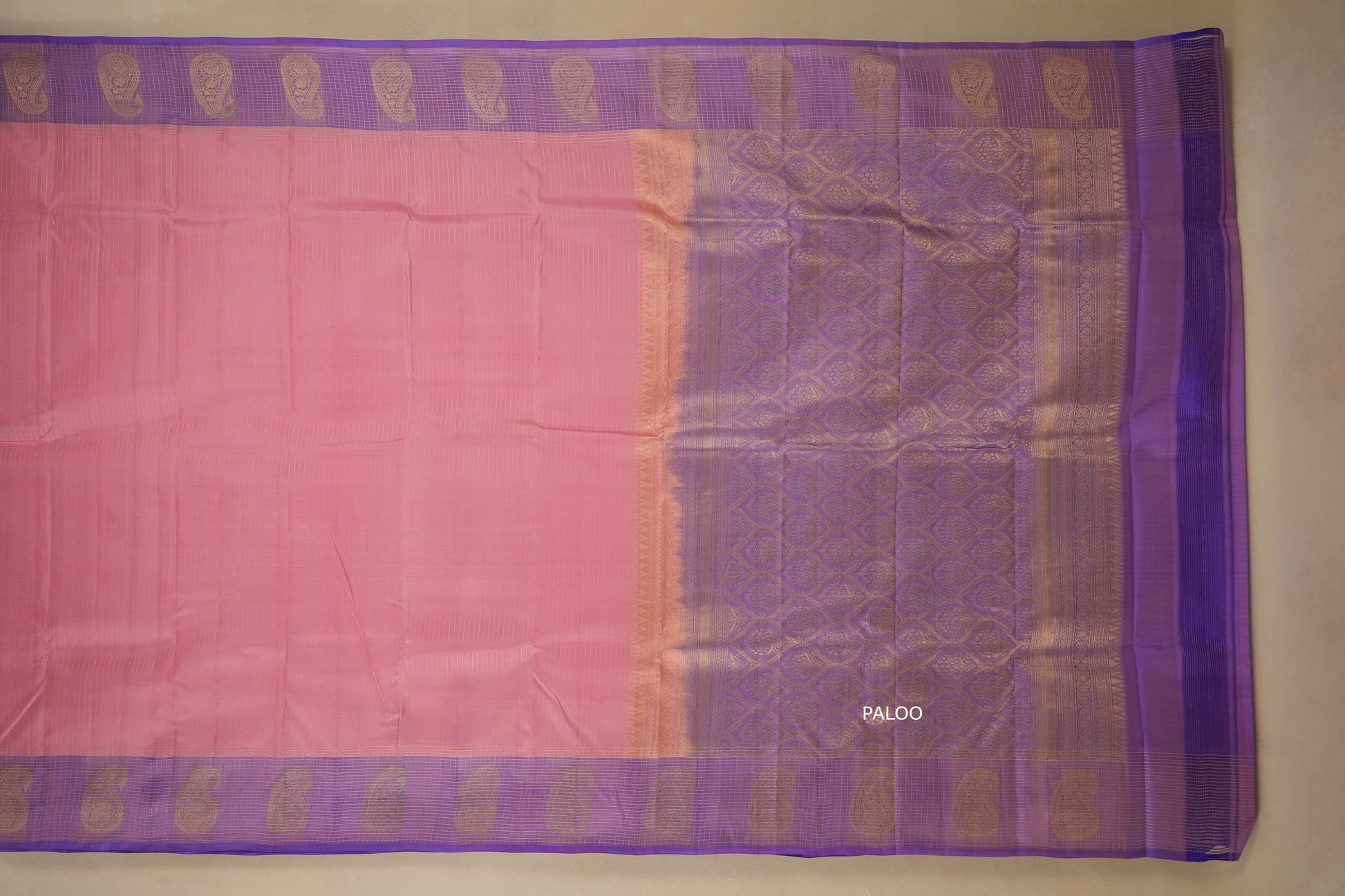 vintage kanjivaram silk saree paloo