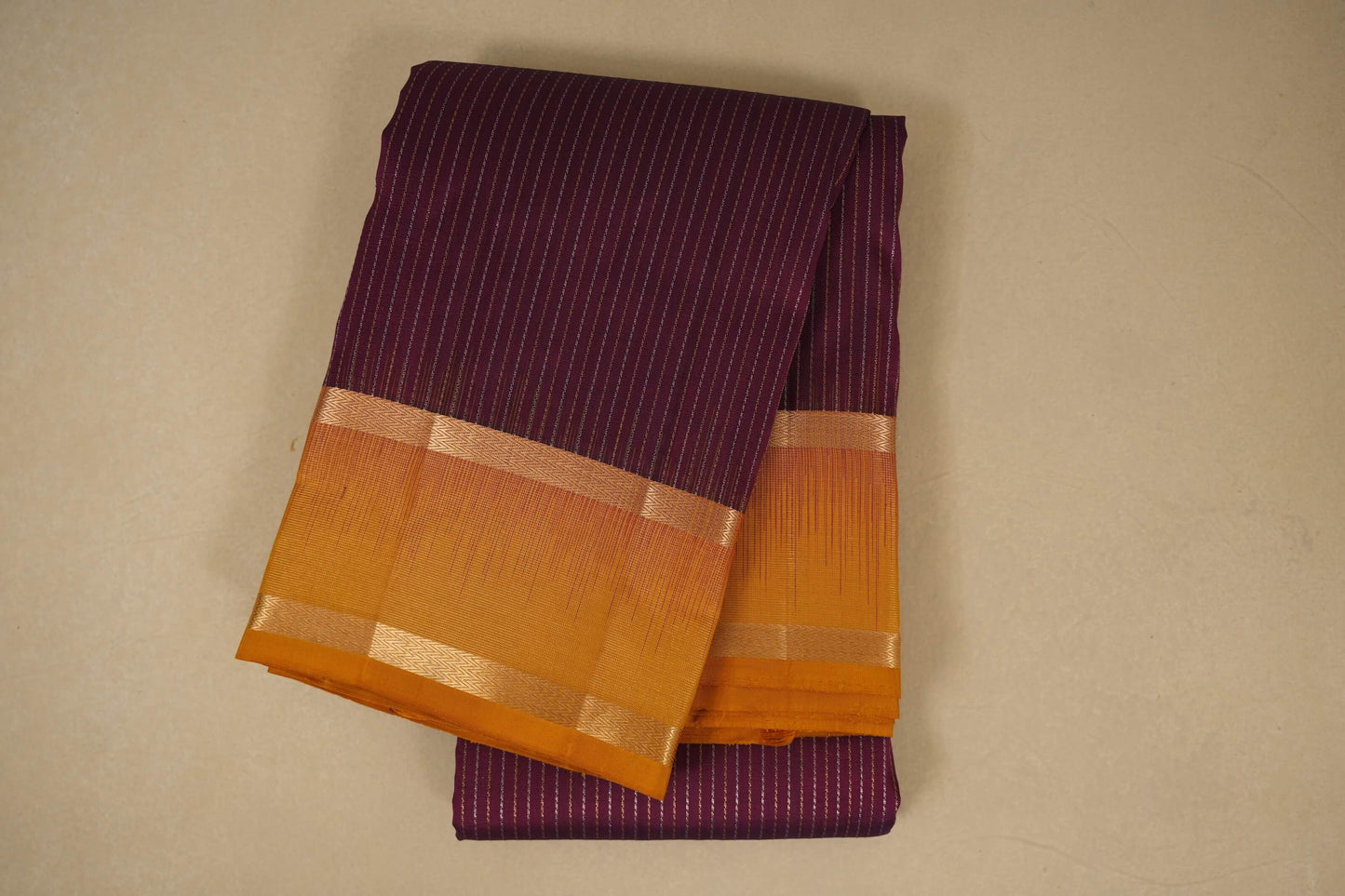 Dark magenta light weight kanchipuram silk saree