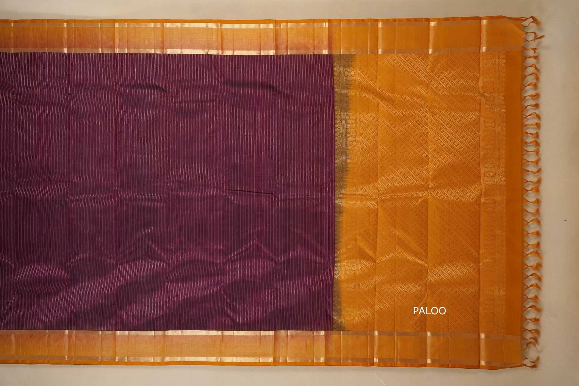 light weight kanchipuram silk saree paloo