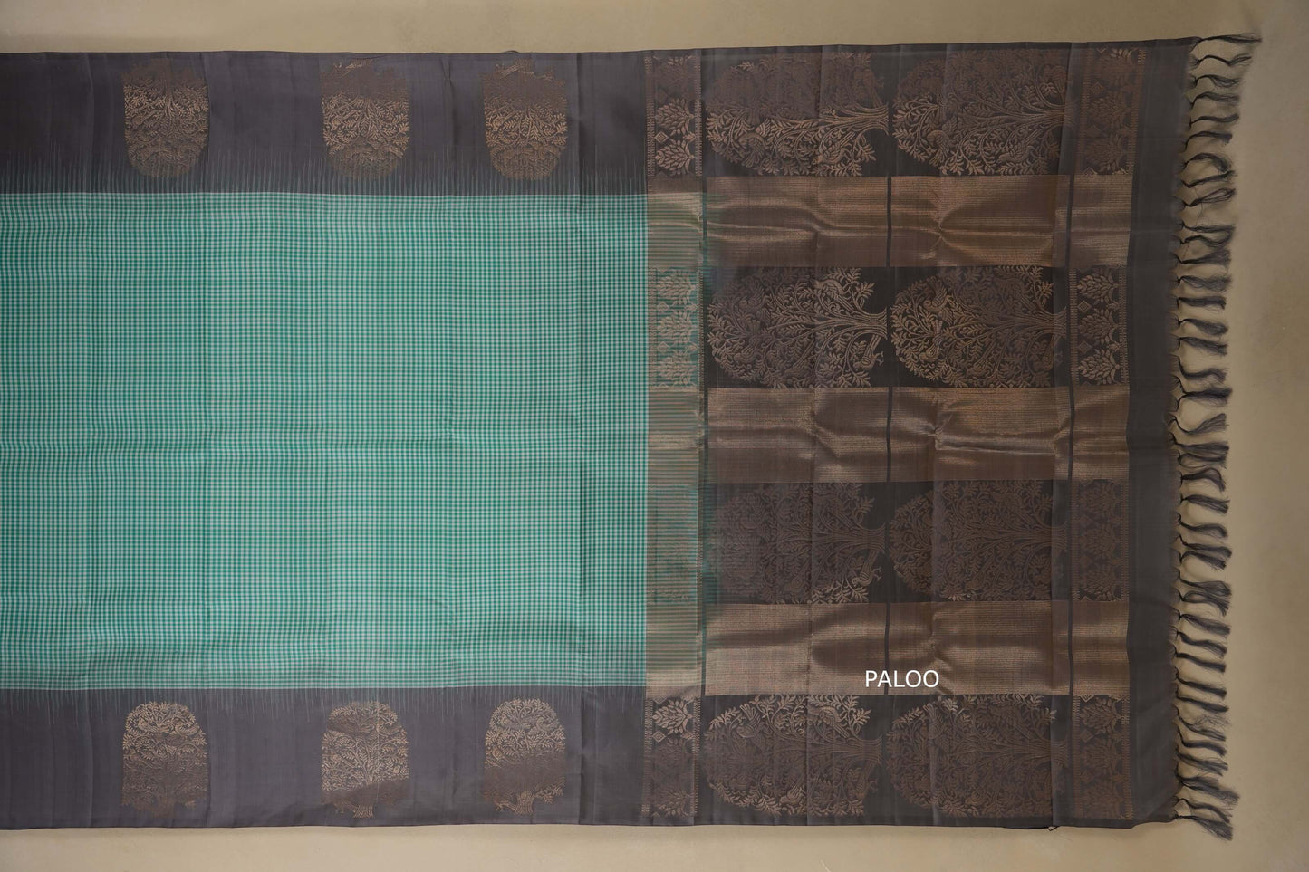 light weight kanchipuram silk saree paloo