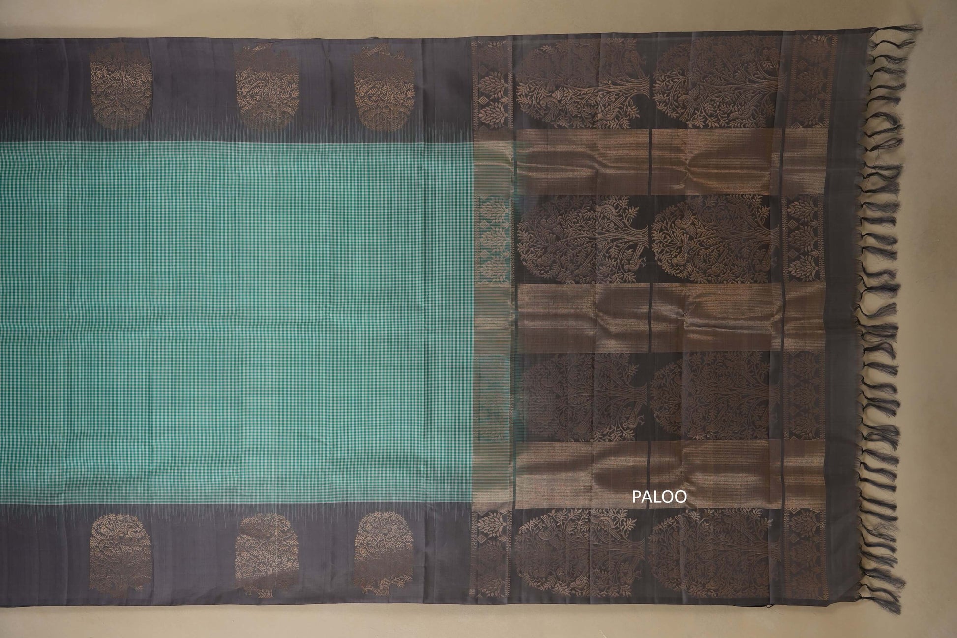 light weight kanchipuram silk saree paloo