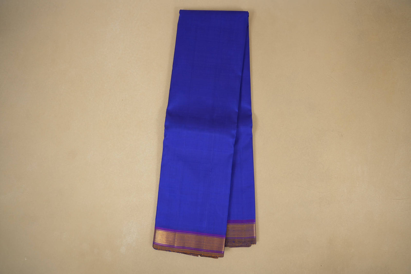 Navy Blue Kanchipuram Silk Saree 