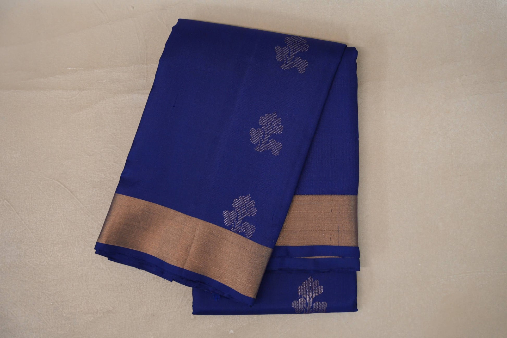 Deep Blue Light Weight Kanjivaram Silk Saree