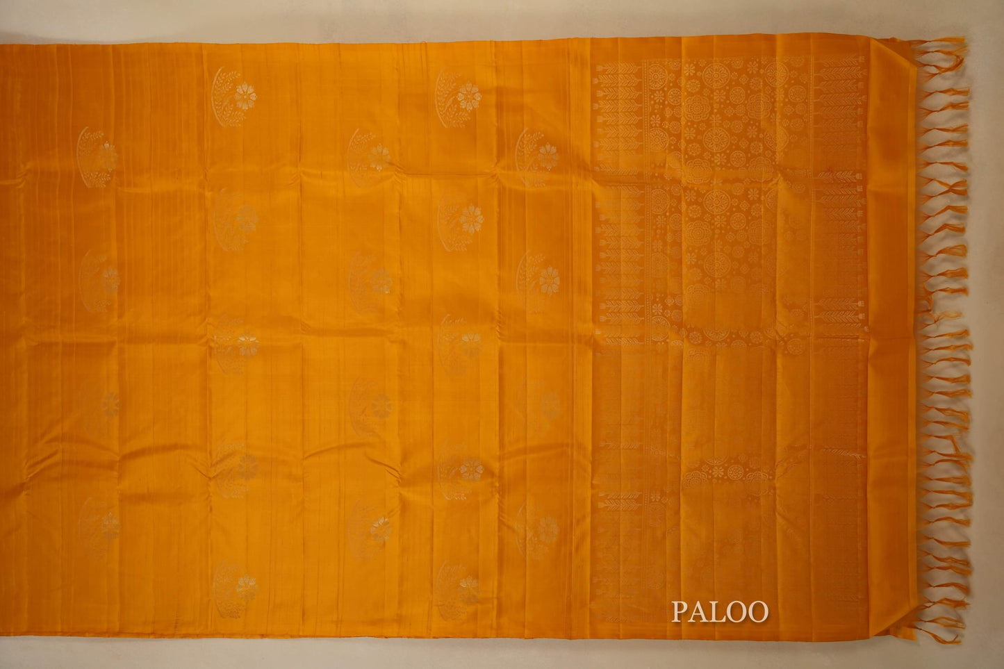 light weight kanchipuram silk saree paloo