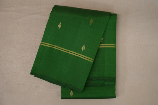 Leaf Green Light Weight Kanjivaram Silk Saree