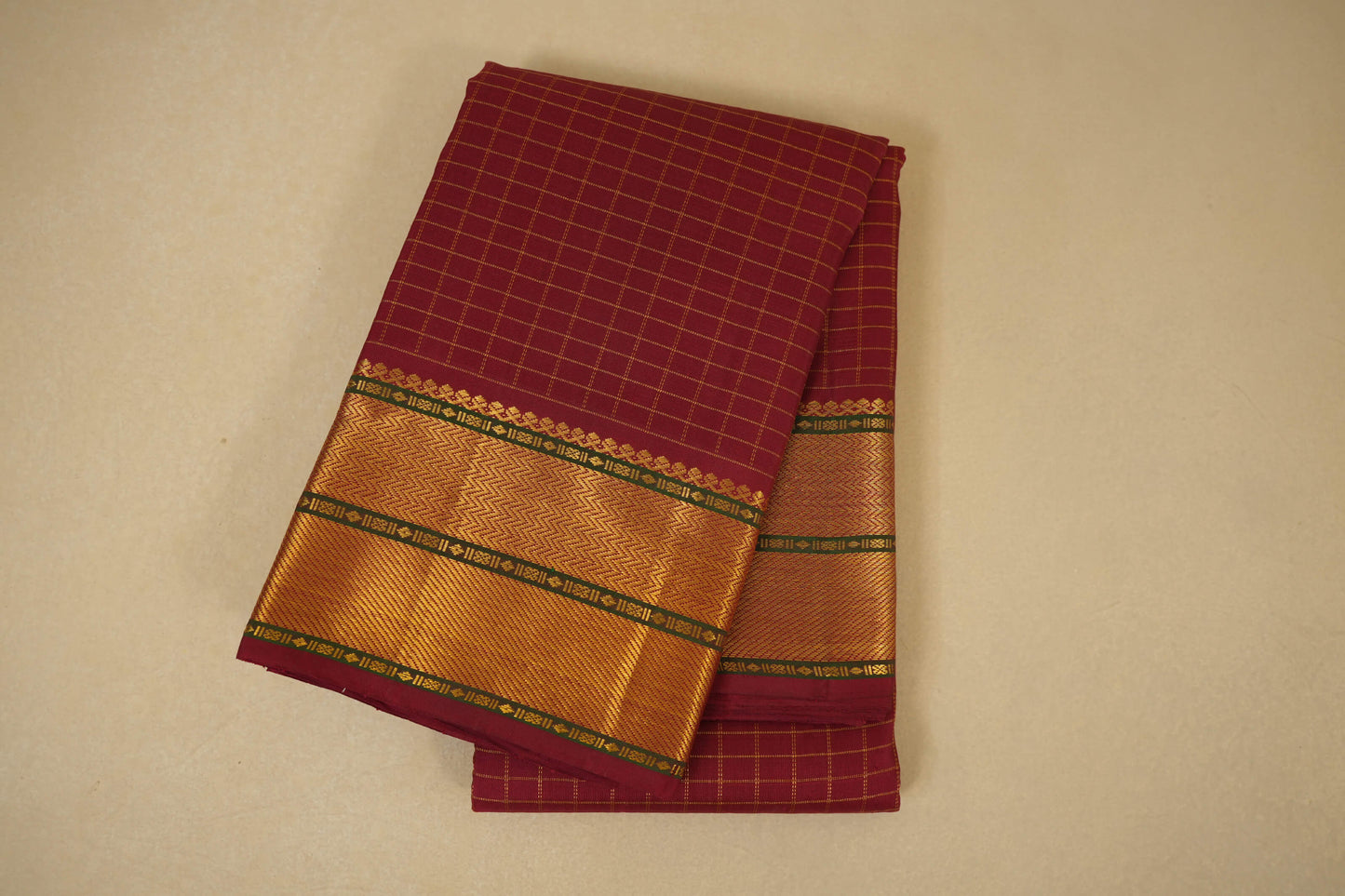 Maroon vintage kanjivaram silk saree