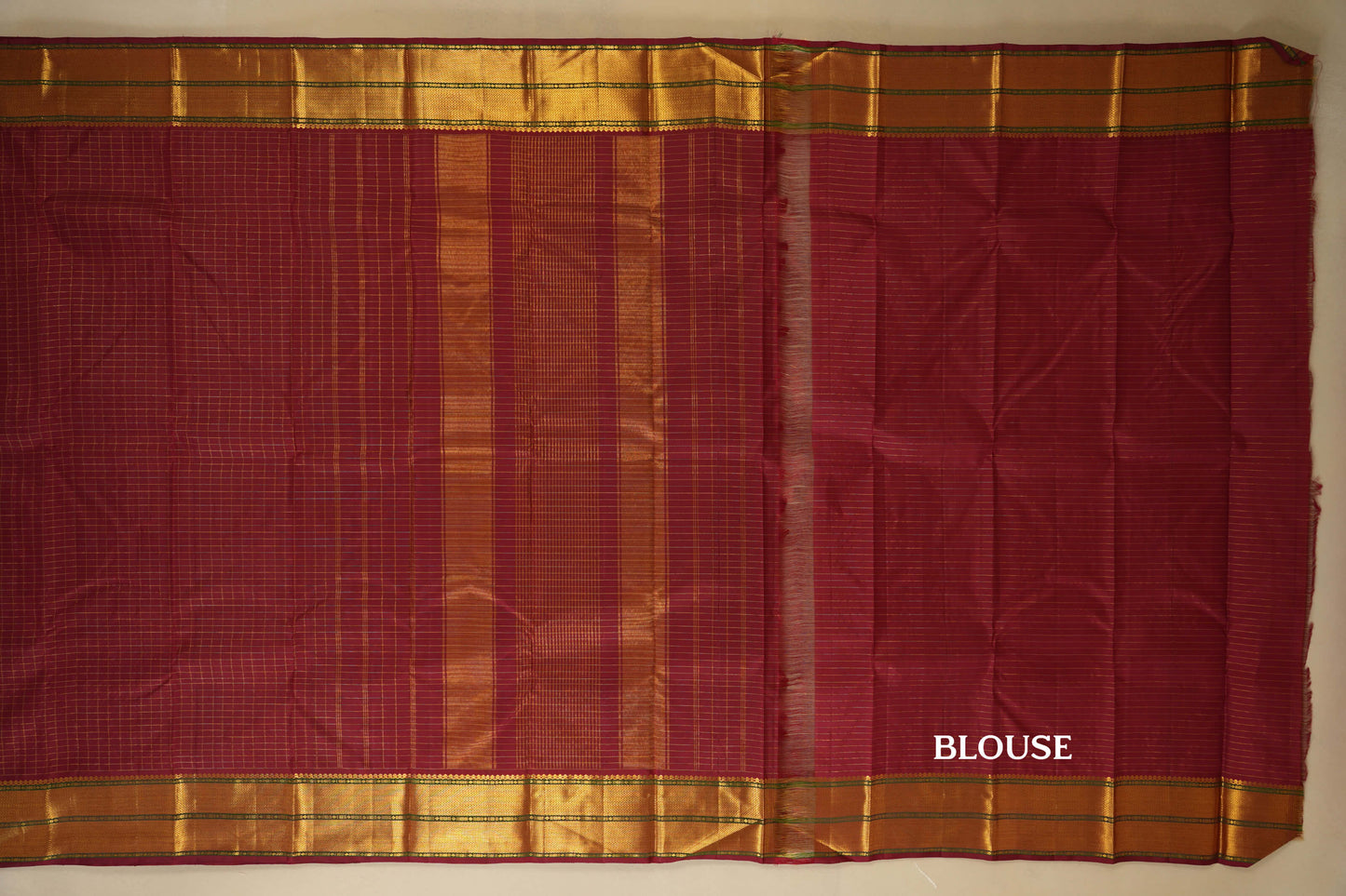 vintage kanjivaram silk saree blouse