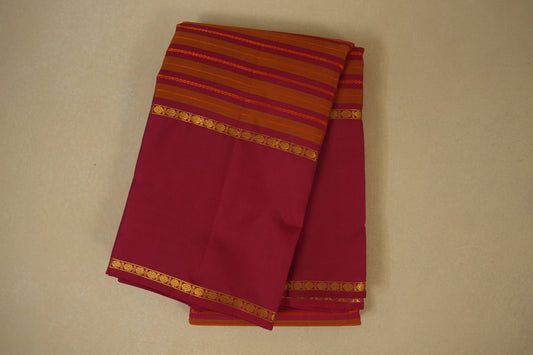 Multi color vintage kanjivaram silk saree