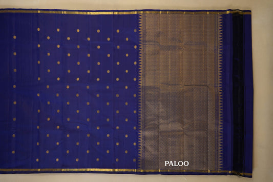 vintage kanjivaram silk saree paloo