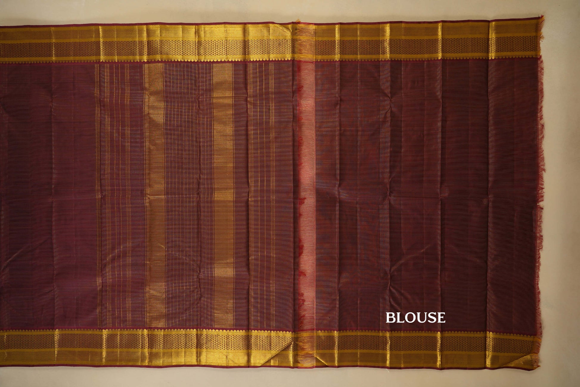 vintage kanjivaram silk saree blouse