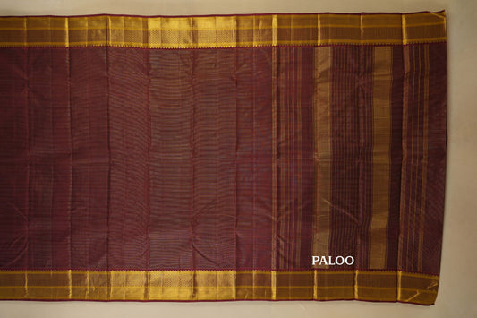vintage kanjivaram silk saree paloo