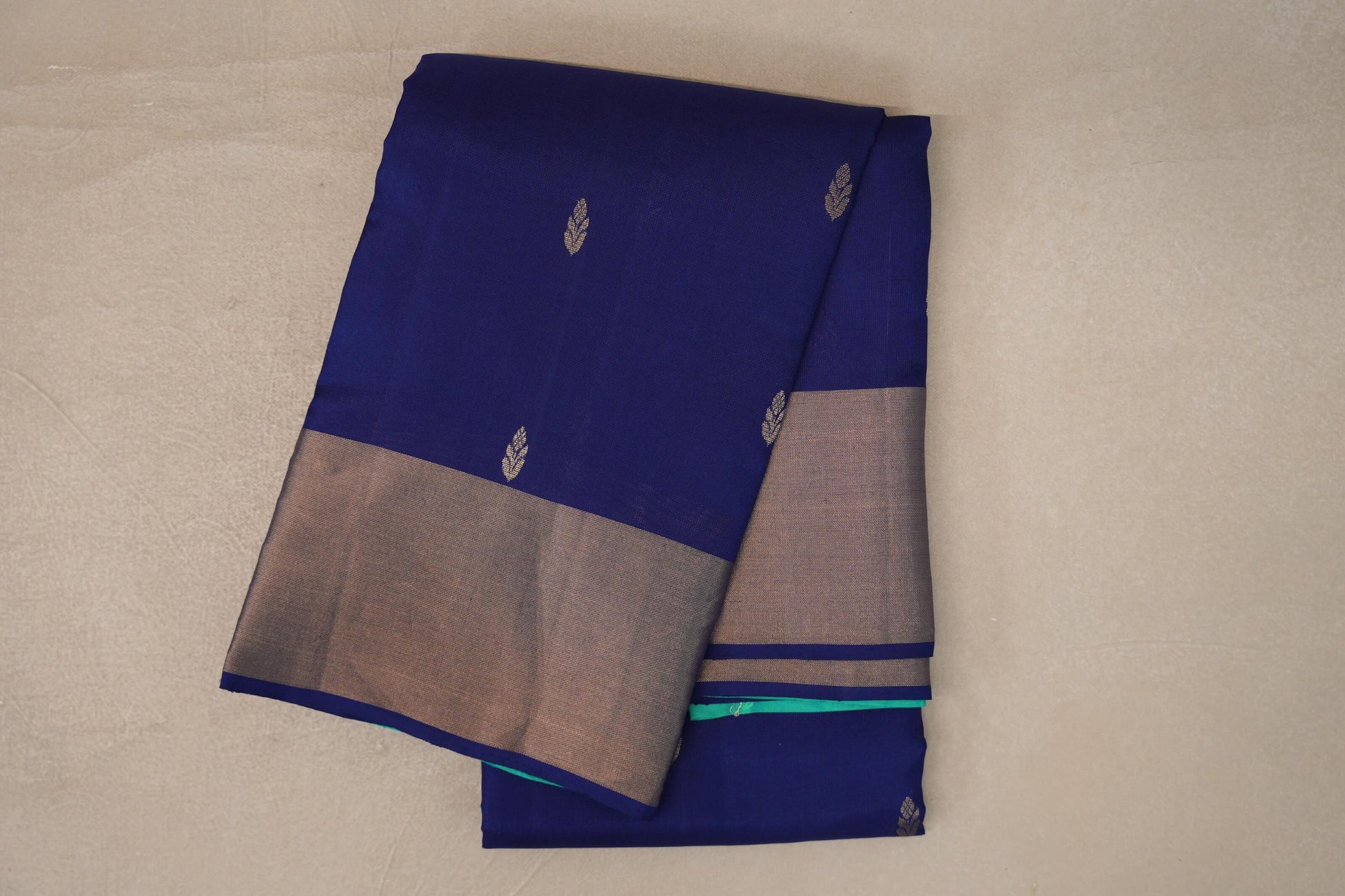 Deep Blue Light Weight Kanjivaram Silk Saree