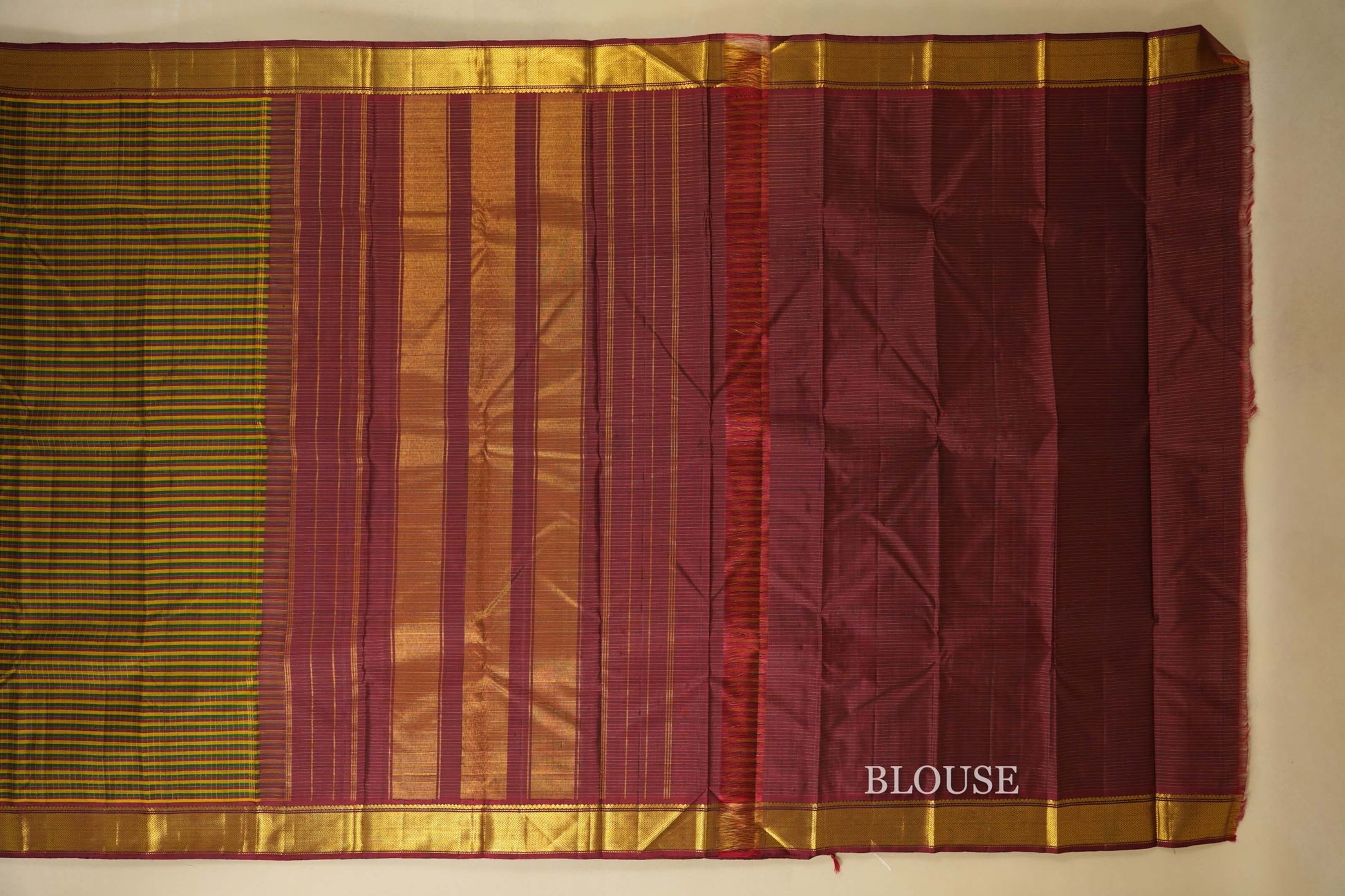 vintage kanjivaram silk saree blouse