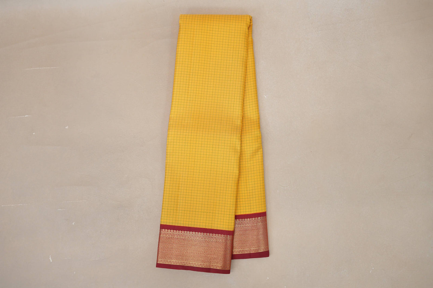 yellow Vintage Kanjivaram Silk Saree online