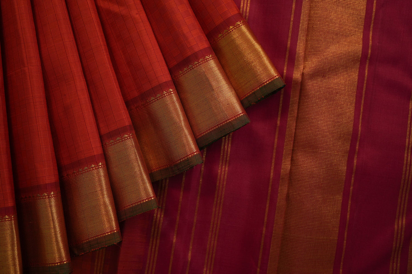 Bridal kanchipuram silk saree