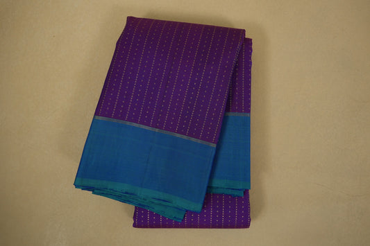 Magenta vintage kanjivaram silk saree