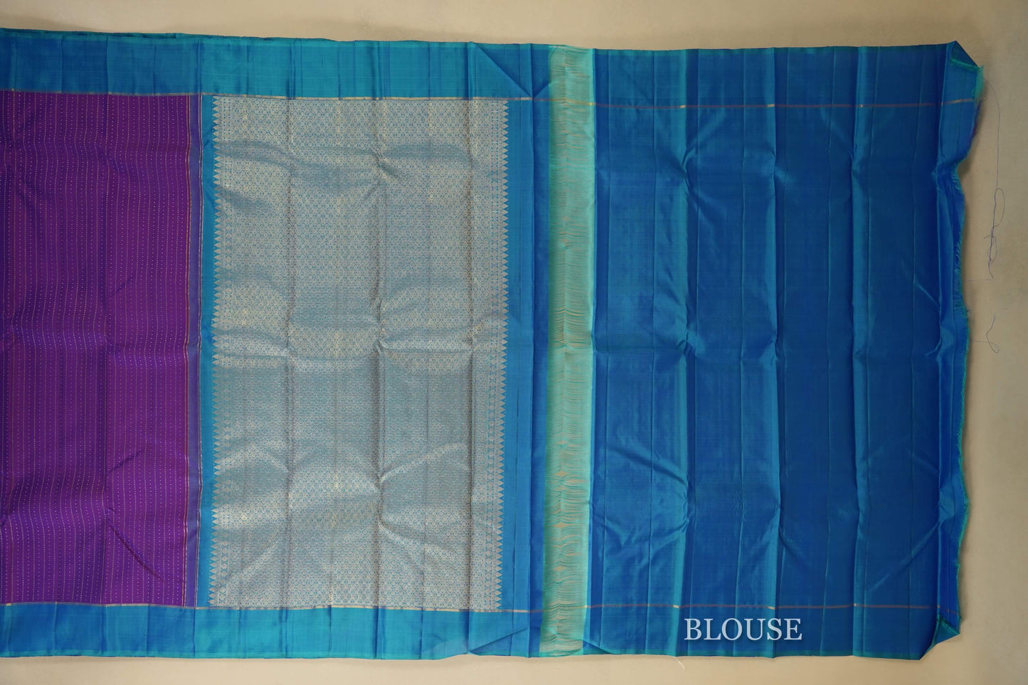 vintage kanjivaram silk saree blouse