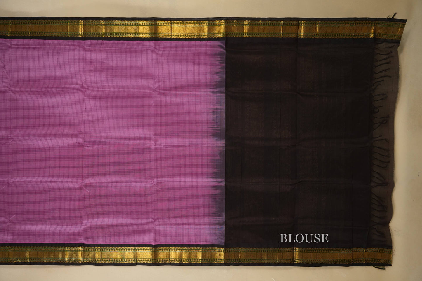 vintage silk cotton saree blouse