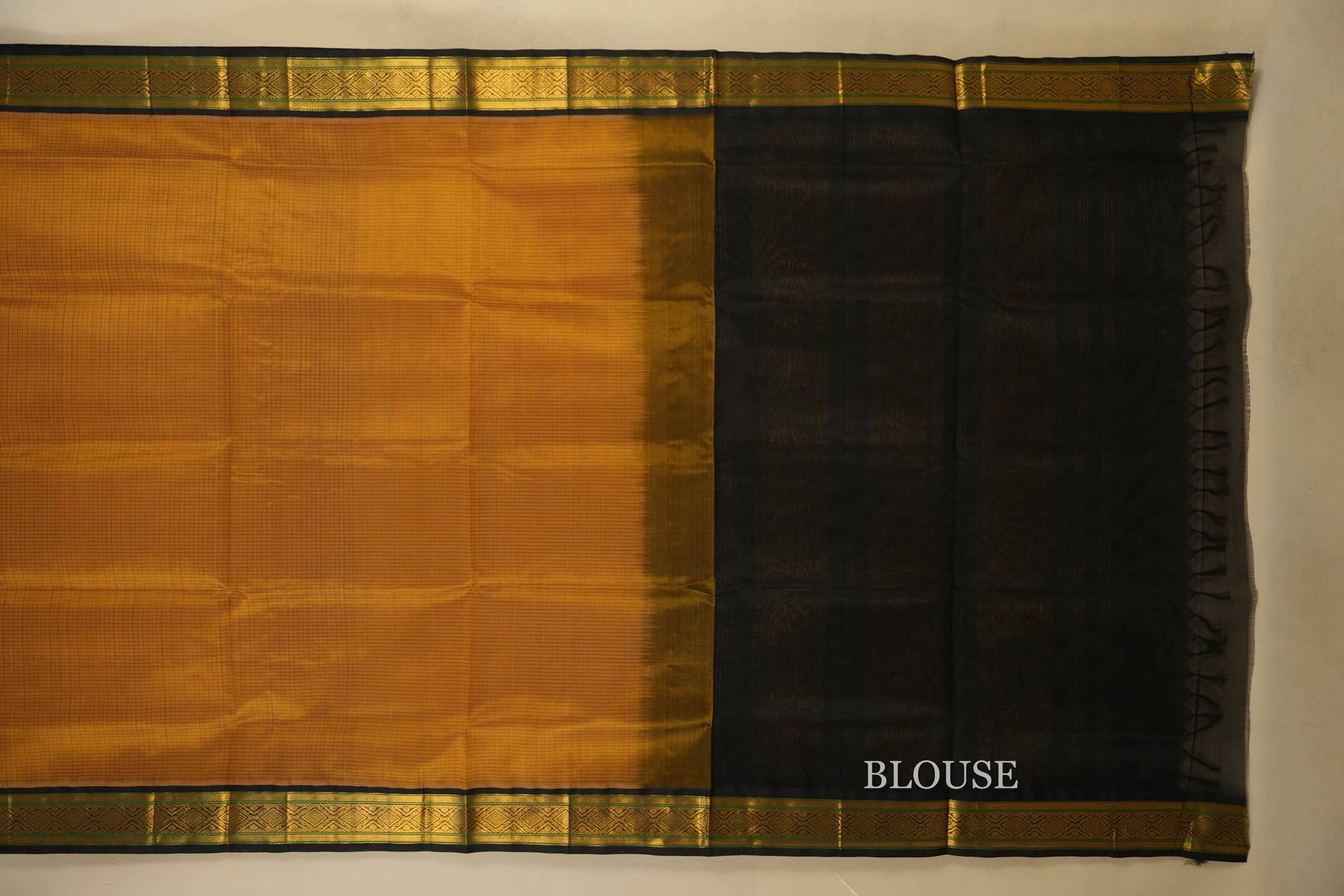 vintage silk cotton saree blouse