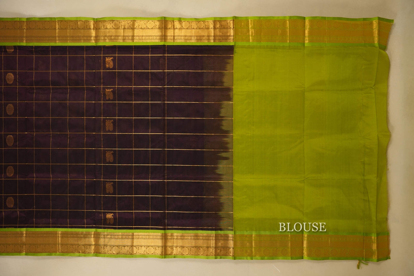 vintage silk cotton saree blouse