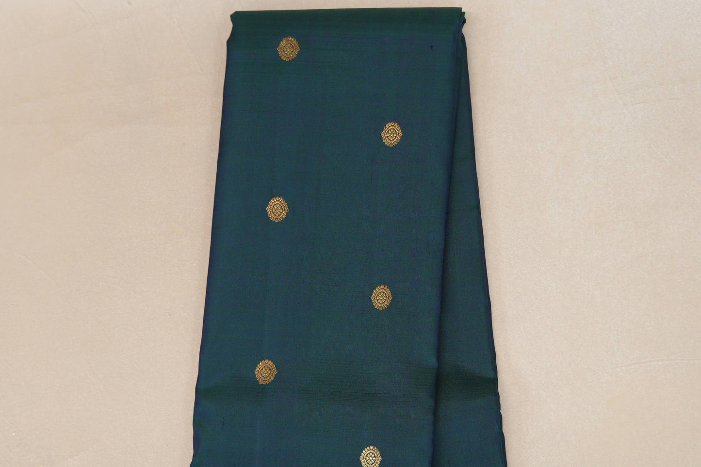 Peacock Green Vintage Kanjivaram Silk Saree SS8912