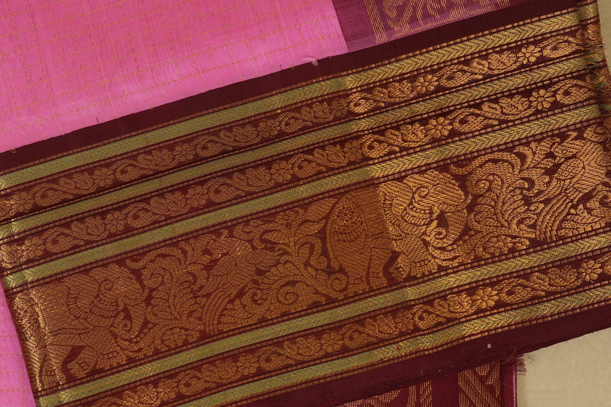 vintage silk cotton saree borders