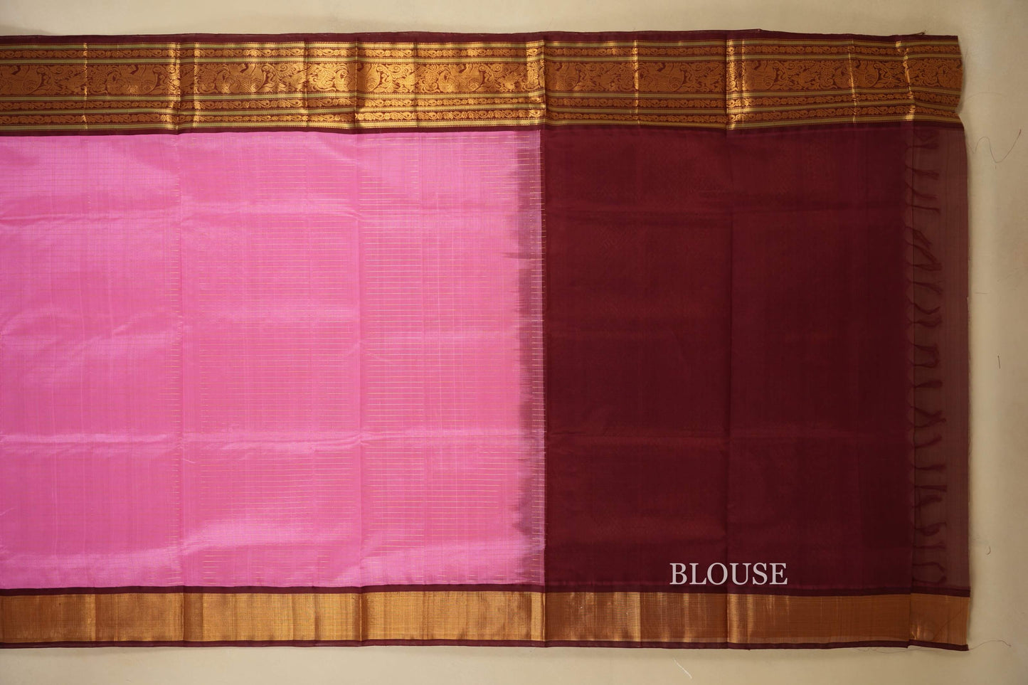 vintage silk cotton saree blouse