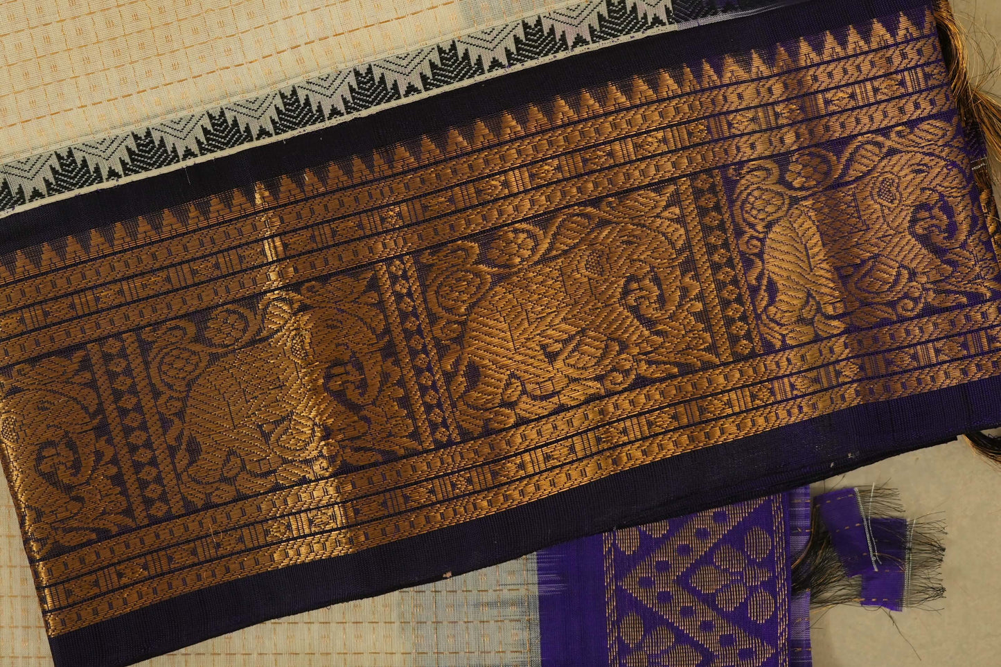 vintage silk cotton saree borders