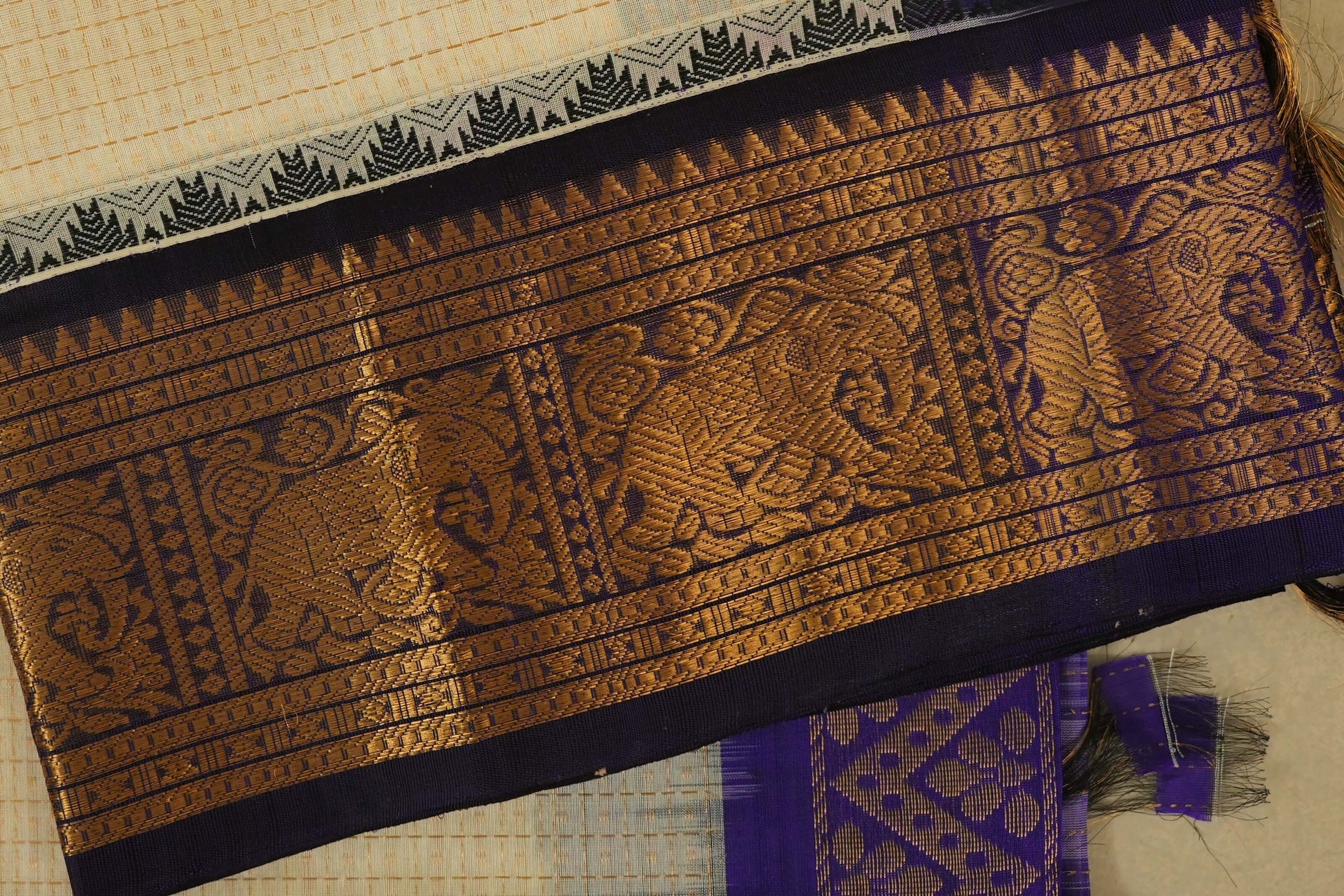 vintage silk cotton saree borders