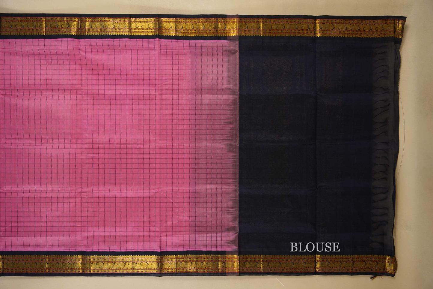 vintage silk cotton saree blouse