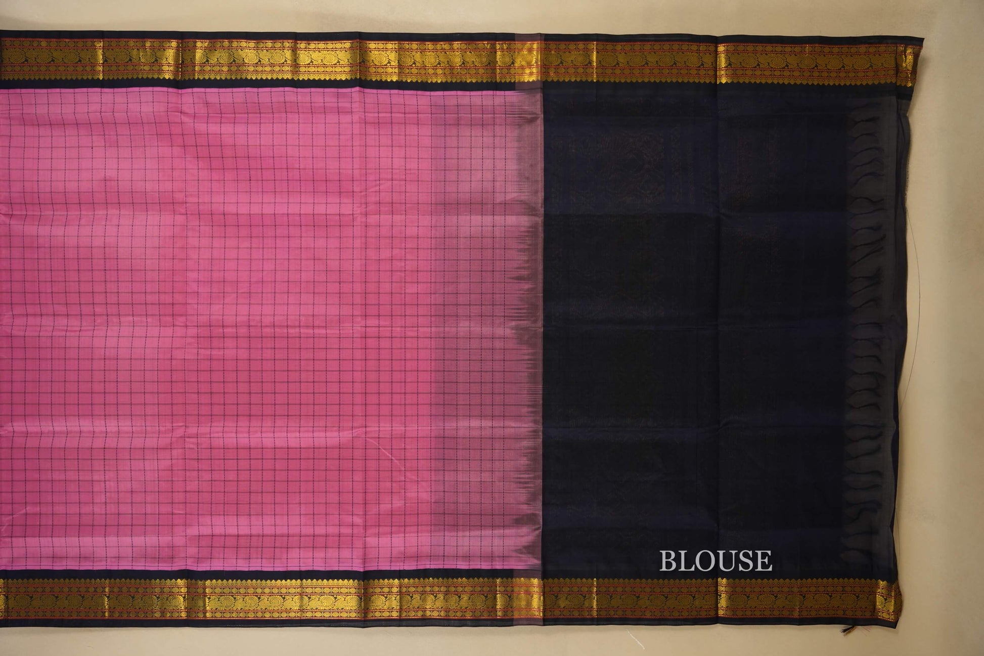 vintage silk cotton saree blouse