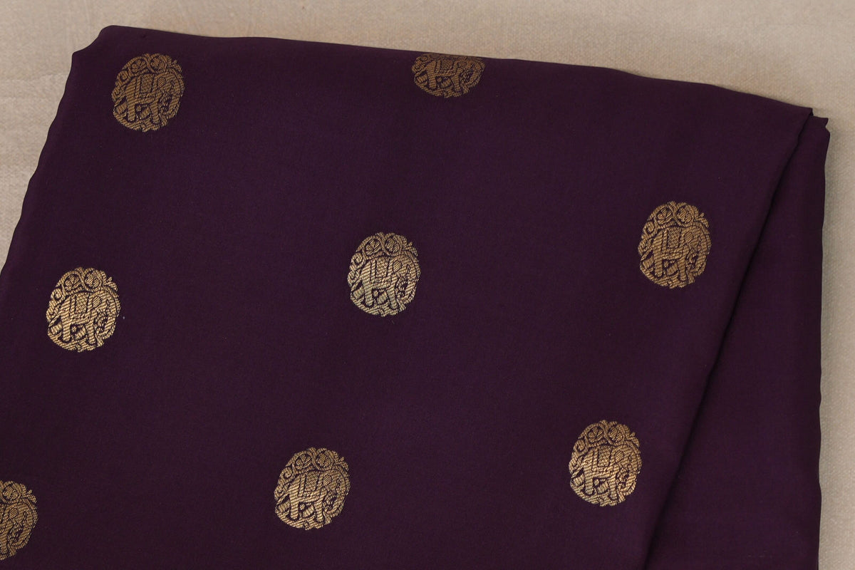 Deep Purple Mysore Silk Saree SS10090