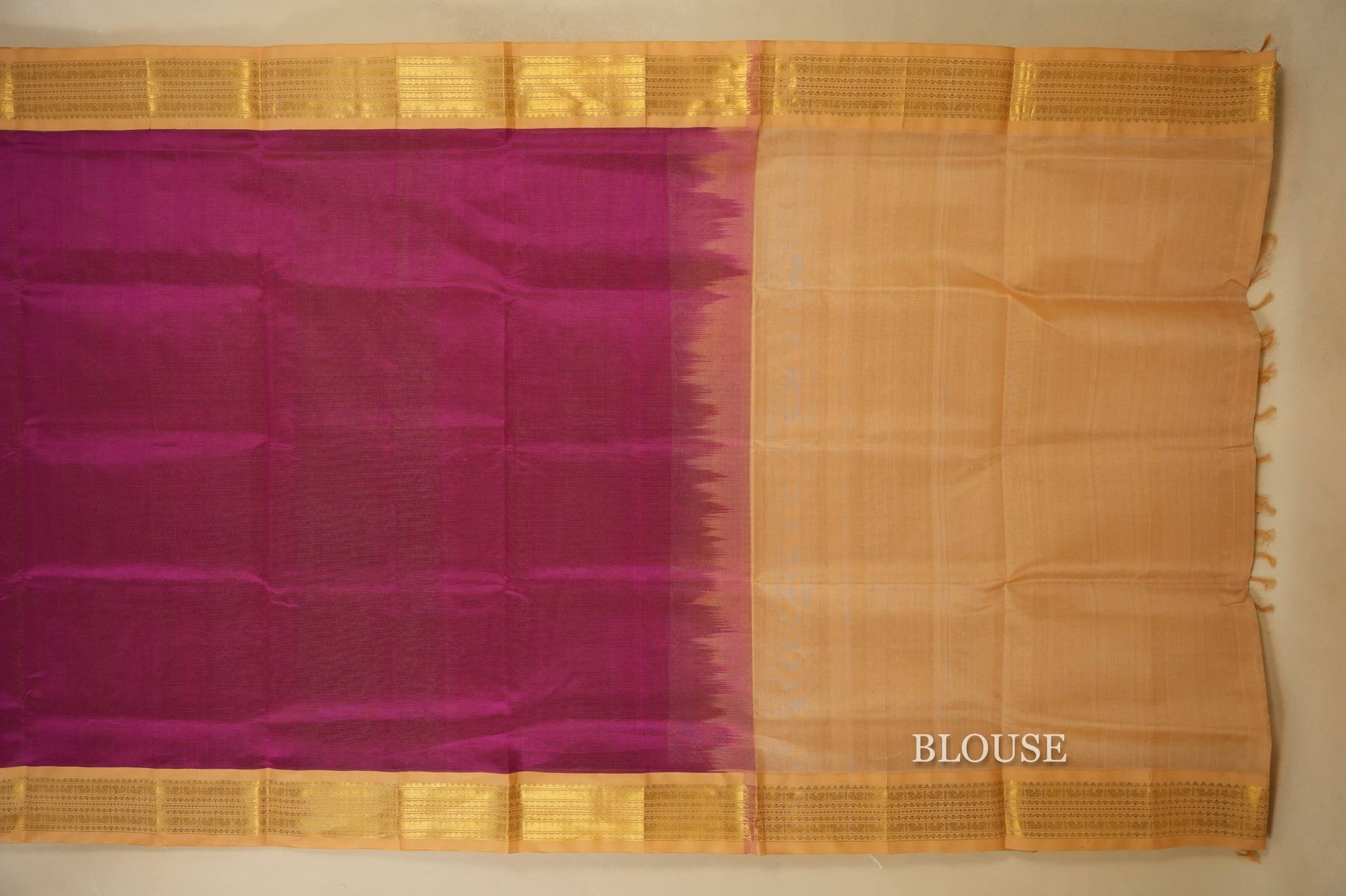 vintage silk cotton saree blouse