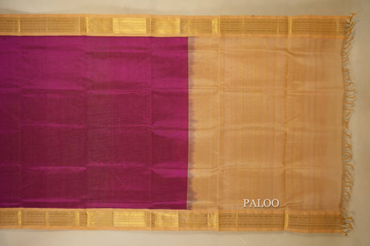 vintage silk cotton saree paloo