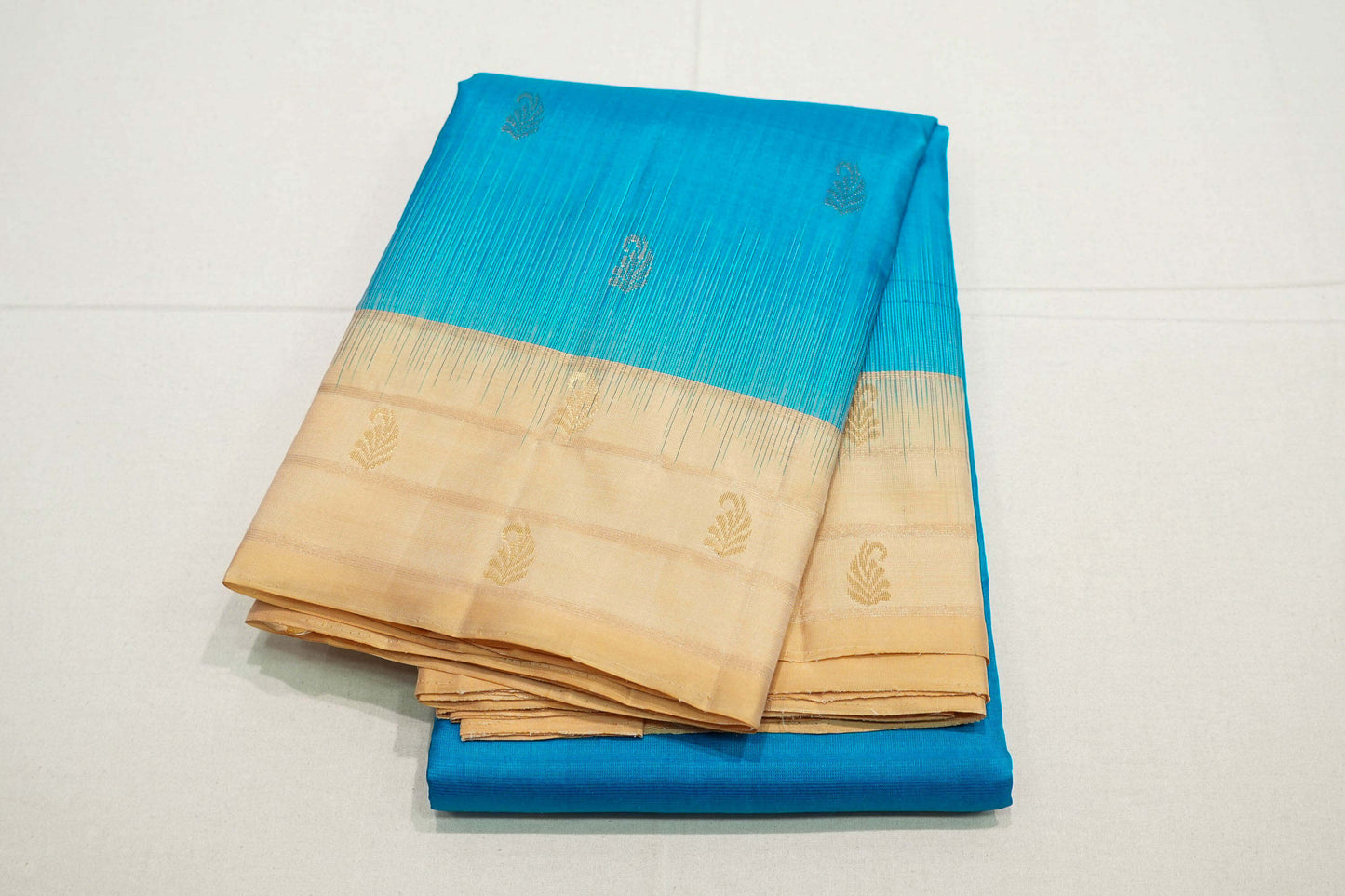 Ananda blue kanchipuram silk saree