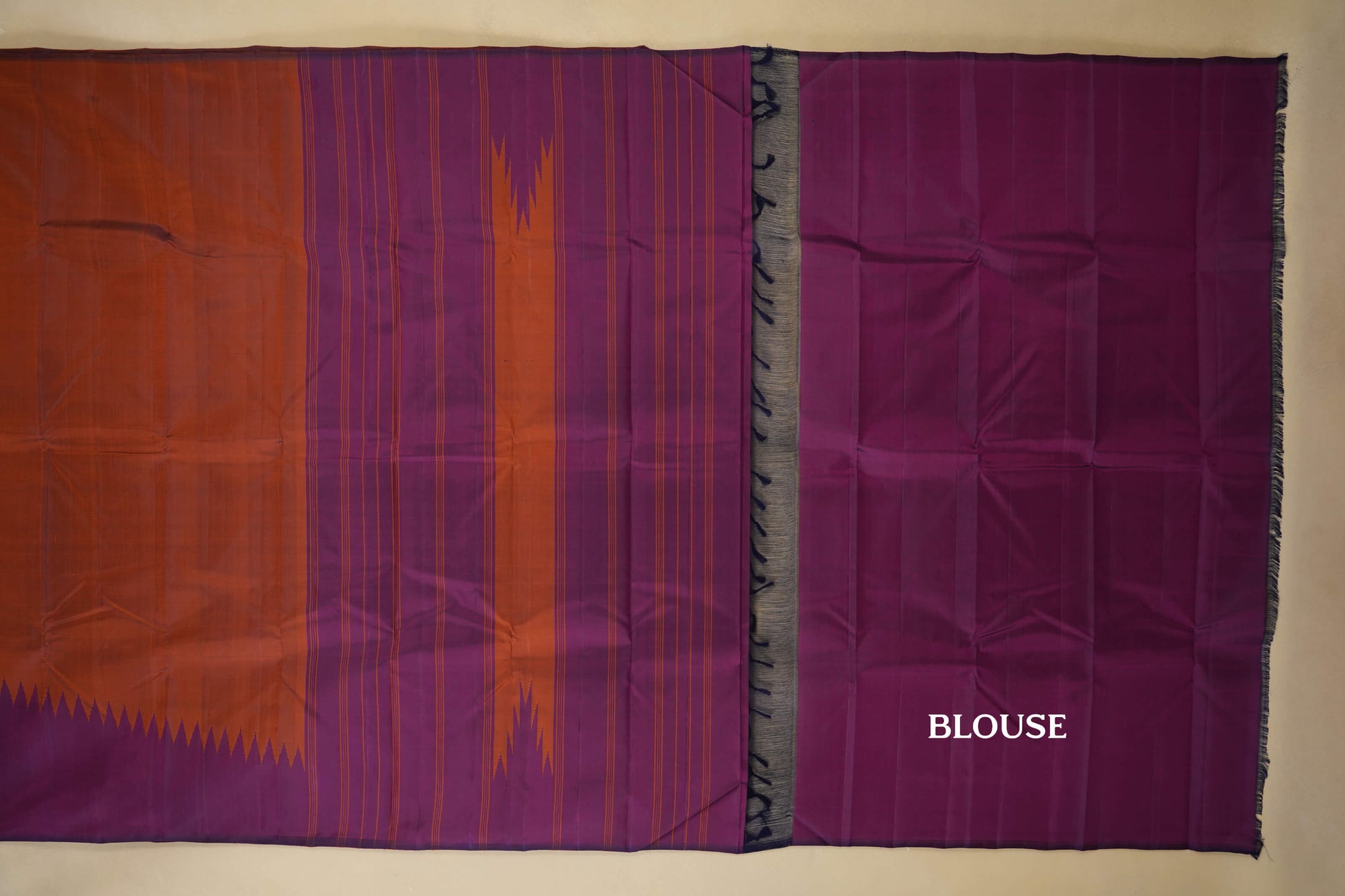 vintage kanjivaram silk saree blouse