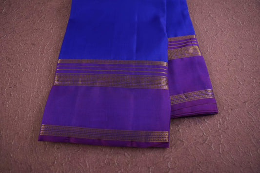 Plain kanchipuram silk saree