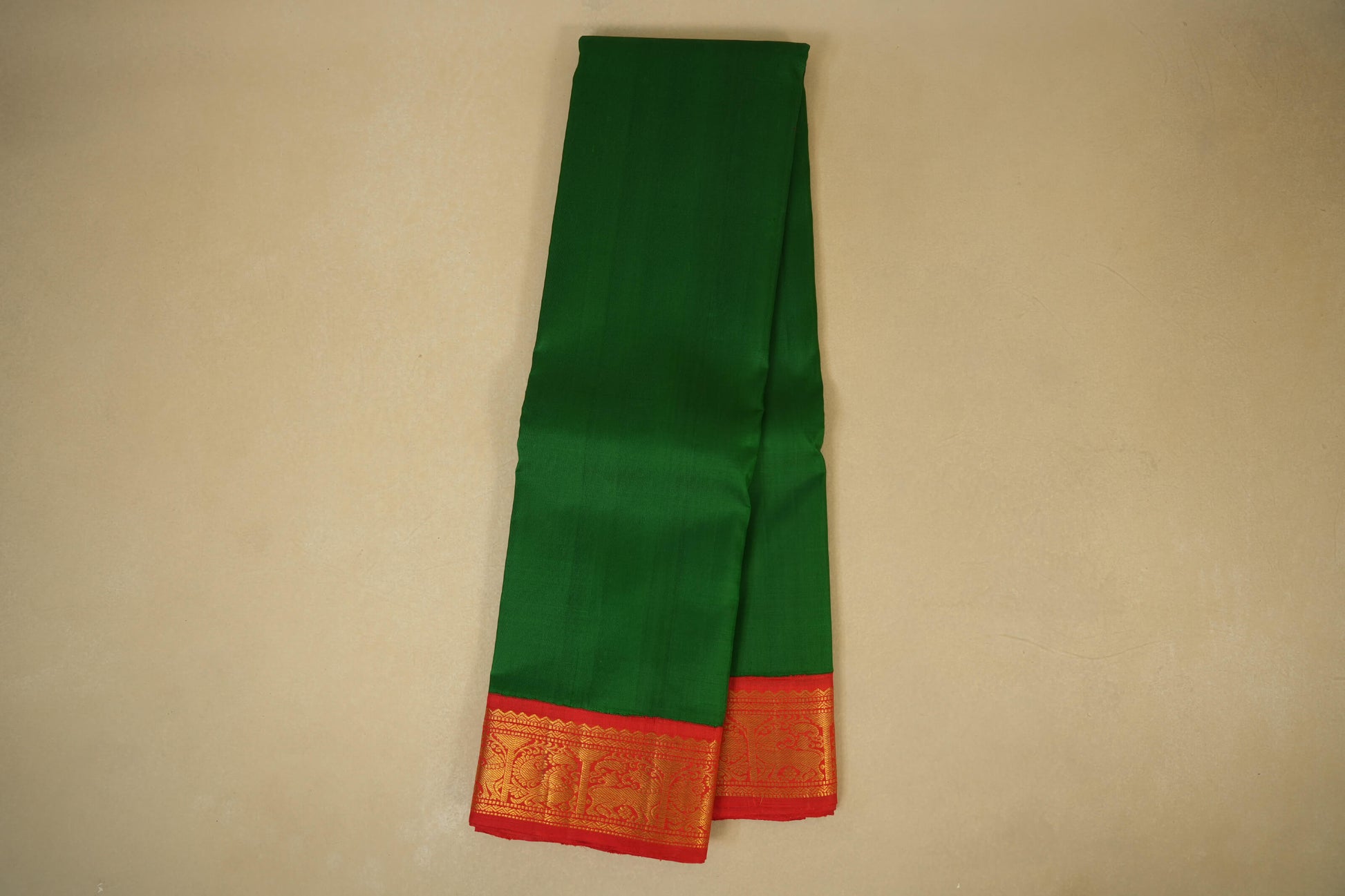 plain vintage kanjivaram silk saree