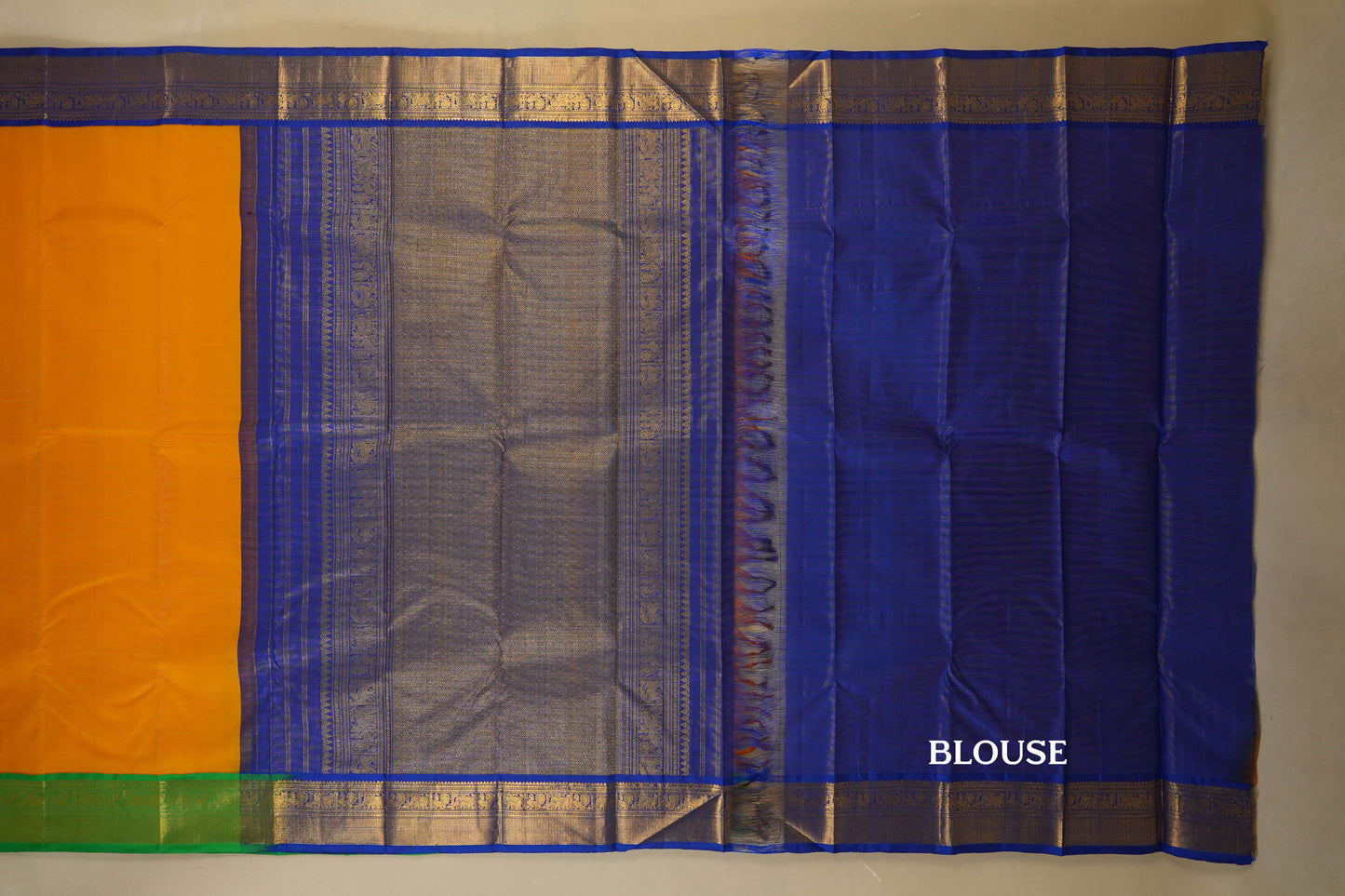 vintage kanjivaram silk saree blouse