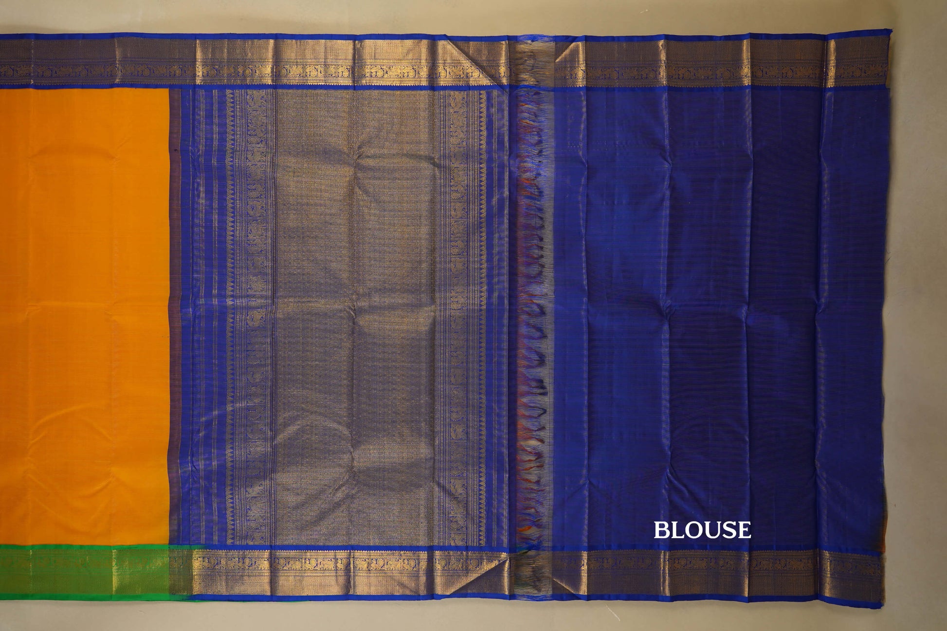 vintage kanjivaram silk saree blouse