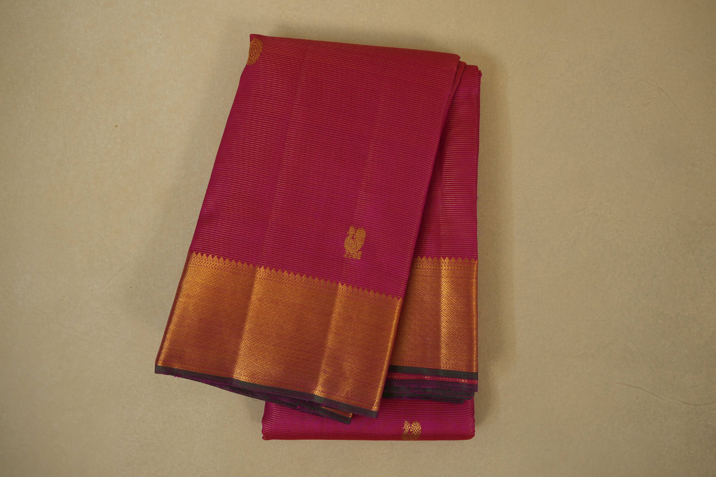 Pink vintage kanjivaram silk saree