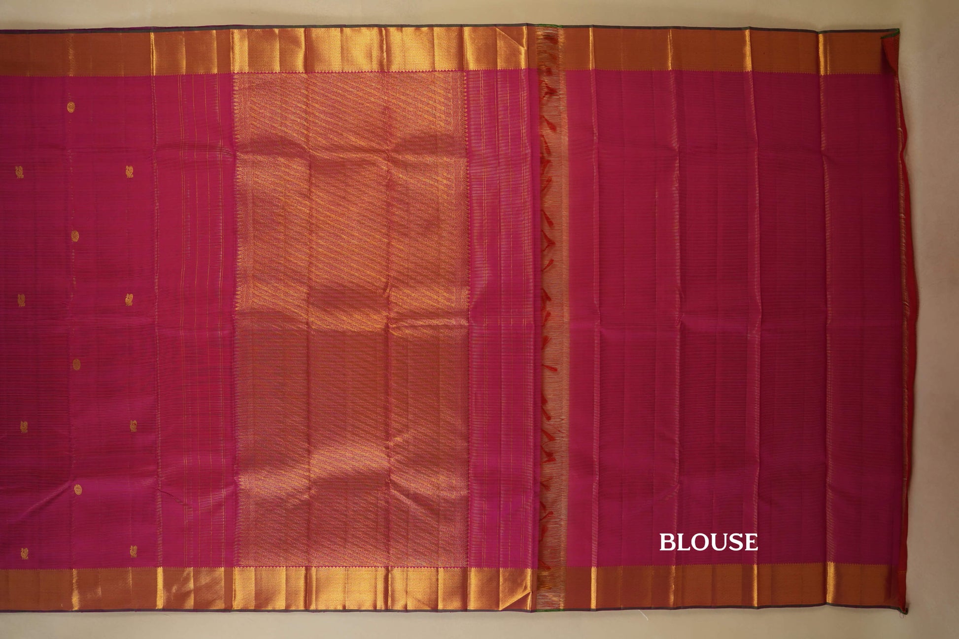 vintage kanjivaram silk saree blouse