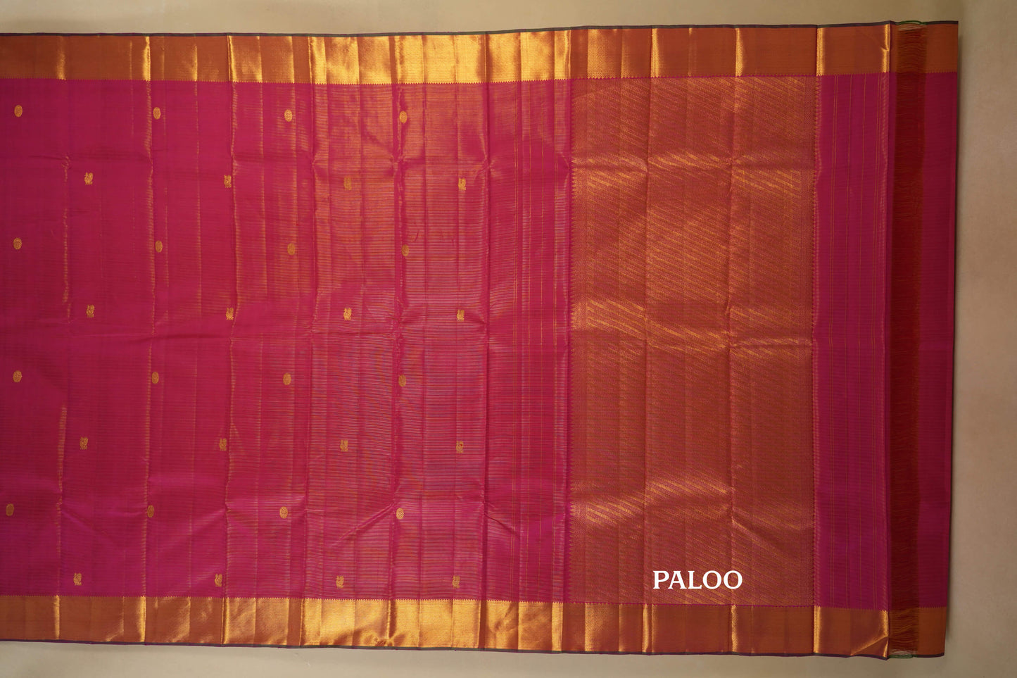 vintage kanjivaram silk saree paloo