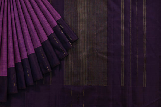 Magenta kanchipuram silk saree