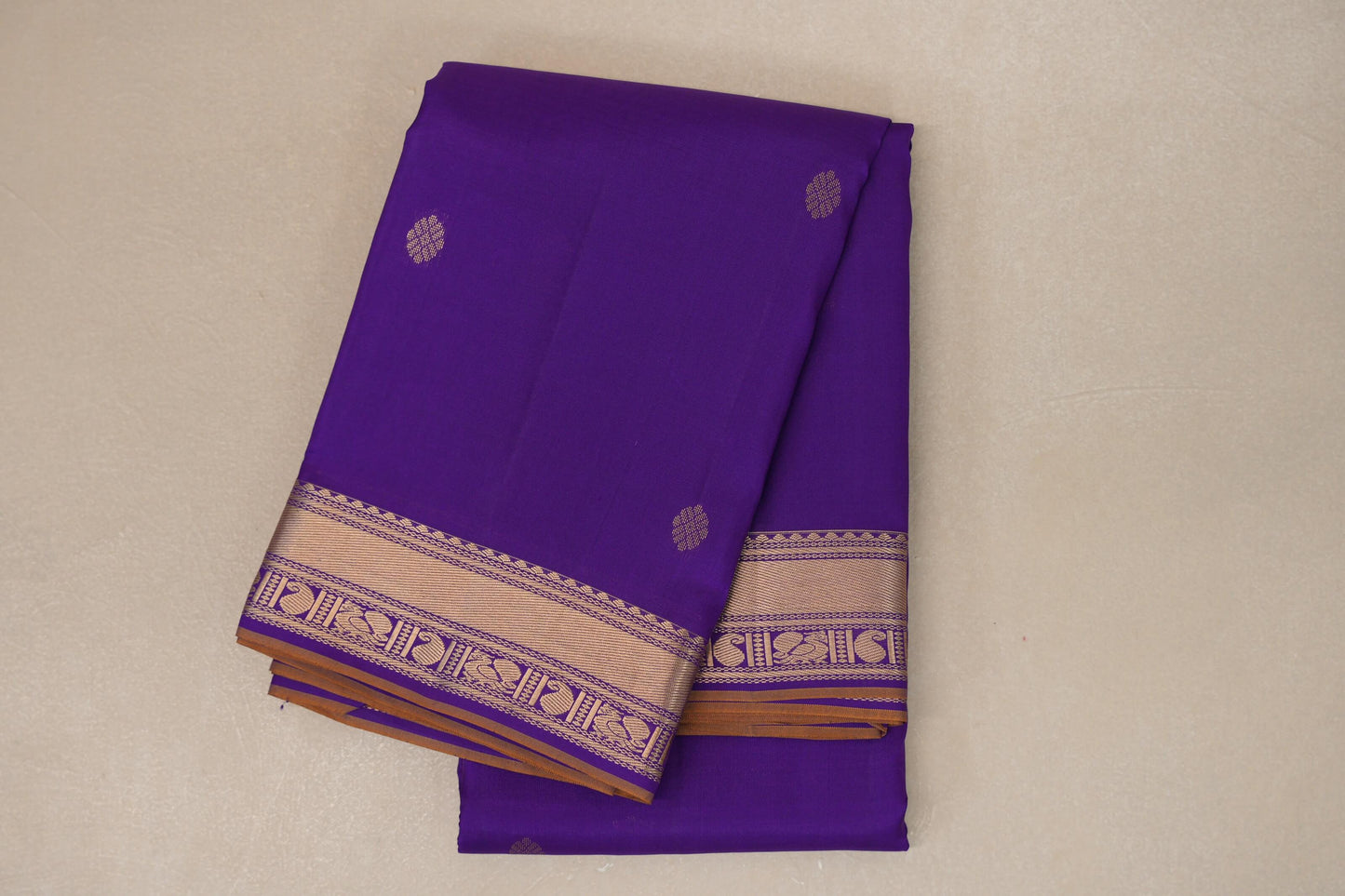 Royal purple Light Weight Kanjivaram Silk Saree SS8947