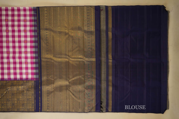 vintage kanjivaram silk saree blouse